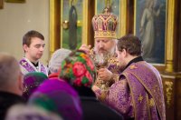 Божественная литургия Преждеосвященных Даров в храме Святой Живоначальной Троицы г. Лоева