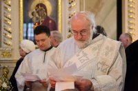 Вечернее богослужение в канун родительской субботы