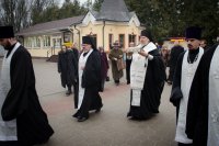 В Свято-Петро-Павловский кафедральный собор г. Гомеля доставлен ковчег с частицами мощей святых вмч. Георгия Победоносца, сщмч. Харалампия и мч. Вонифатия В Свято-Петро-Павловский кафедральный собор г. Гомеля доставлен ковчег с частицами мощей святых вмч. Георгия Победоносца, сщмч. Харалампия и мч. Вонифатия