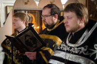 Преосвященнейший Стефан совершил пассию в Спасо-Преображенском храме г.Гомеля