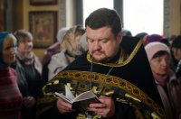 Преосвященнейший Стефан совершил пассию в Спасо-Преображенском храме г.Гомеля