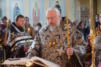 Преосвященнейший Стефан совершил пассию в Спасо-Преображенском храме г.Гомеля