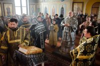 Преосвященнейший Стефан совершил пассию в Спасо-Преображенском храме г.Гомеля