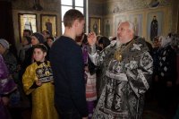 Преосвященнейший Стефан совершил пассию в Спасо-Преображенском храме г.Гомеля