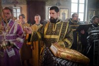 Преосвященнейший Стефан совершил пассию в Спасо-Преображенском храме г.Гомеля