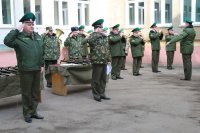 Священнослужитель принял участие в Торжественном митинге по случаю вручения оружия военнослужащим мобилизационного резерва