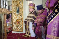 Божественная литургия Преждеосвященных Даров в праздник Иконы Божией Матери, именуемой "Державная"