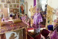 Божественная литургия Преждеосвященных Даров в праздник Иконы Божией Матери, именуемой "Державная"