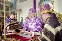 Божественная литургия Преждеосвященных Даров в праздник Иконы Божией Матери, именуемой "Державная"