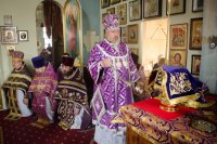 Божественная литургия Преждеосвященных Даров в праздник Иконы Божией Матери, именуемой "Державная"