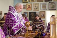 Божественная литургия Преждеосвященных Даров в праздник Иконы Божией Матери, именуемой "Державная"