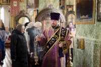 Божественная литургия Преждеосвященных Даров в праздник Иконы Божией Матери, именуемой "Державная"