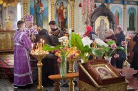 Божественная литургия Преждеосвященных Даров в праздник Иконы Божией Матери, именуемой "Державная"