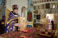 Божественная литургия Преждеосвященных Даров в праздник Иконы Божией Матери, именуемой "Державная"