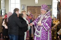 Божественная литургия Преждеосвященных Даров в праздник Иконы Божией Матери, именуемой "Державная"