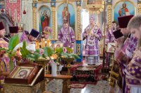 Божественная литургия Преждеосвященных Даров в праздник Иконы Божией Матери, именуемой "Державная"