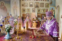 Божественная литургия Преждеосвященных Даров в праздник Иконы Божией Матери, именуемой "Державная"