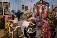 Преосвященнейший Стефан совершил пассию в храме св. вмч. и целителя Пантелеимона г.Гомеля. 