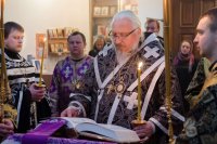 Преосвященнейший Стефан совершил пассию в храме св. вмч. и целителя Пантелеимона г.Гомеля. 