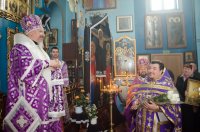 Божественная литургия Преждеосвященных Даров в день памяти 40 мучеников, в Севастийском озере мучившихся