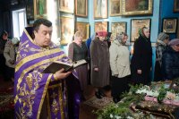 Божественная литургия Преждеосвященных Даров в день памяти 40 мучеников, в Севастийском озере мучившихся