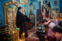 Божественная литургия Преждеосвященных Даров в день памяти 40 мучеников, в Севастийском озере мучившихся