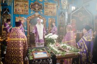 Божественная литургия Преждеосвященных Даров в день памяти 40 мучеников, в Севастийском озере мучившихся