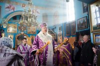 Божественная литургия Преждеосвященных Даров в день памяти 40 мучеников, в Севастийском озере мучившихся