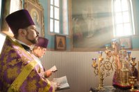 Божественная литургия Преждеосвященных Даров в день памяти 40 мучеников, в Севастийском озере мучившихся