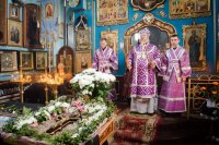 Божественная литургия Преждеосвященных Даров в день памяти 40 мучеников, в Севастийском озере мучившихся