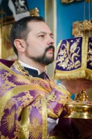 Божественная литургия Преждеосвященных Даров в день памяти 40 мучеников, в Севастийском озере мучившихся