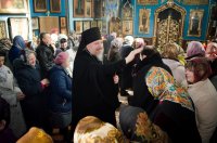 Божественная литургия Преждеосвященных Даров в день памяти 40 мучеников, в Севастийском озере мучившихся