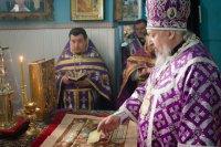 Божественная литургия Преждеосвященных Даров в день памяти 40 мучеников, в Севастийском озере мучившихся