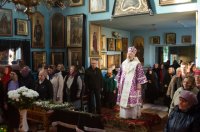 Божественная литургия Преждеосвященных Даров в день памяти 40 мучеников, в Севастийском озере мучившихся