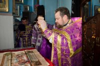 Божественная литургия Преждеосвященных Даров в день памяти 40 мучеников, в Севастийском озере мучившихся