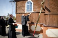 Освящение куполов и крестов в д. Поколюбичи Освящение куполов и крестов в д. Поколюбичи