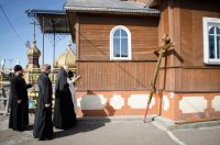 Освящение куполов и крестов в д. Поколюбичи Освящение куполов и крестов в д. Поколюбичи