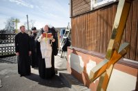 Освящение куполов и крестов в д. Поколюбичи Освящение куполов и крестов в д. Поколюбичи