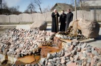 Освящение куполов и крестов в д. Поколюбичи Освящение куполов и крестов в д. Поколюбичи