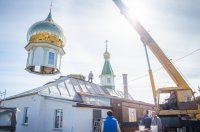 Освящение куполов и крестов в д. Поколюбичи Освящение куполов и крестов в д. Поколюбичи