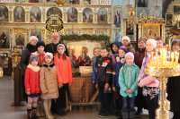 КРАСНОЕ. Эксурсия воспитанников воскресной школы прихода Успения Пресвятой Богородицы, аг.Красное по святым местам г.Гомеля