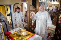 Божественная литургия в субботу четвертой седмицы Великого поста