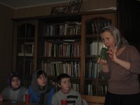 ПОКОЛЮБИЧИ. Встреча настоятеля храма протоиерея Александра Алехновича с учащимися средней школы д.Поколюбичи