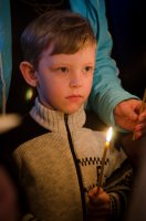 Преосвященнейший Стефан, совершил Пассию с чтением акафиста страстям Христовым