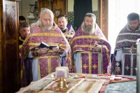 Божественная литургия Преждеосвященных Даров в среду 5-й седмицы Великого поста