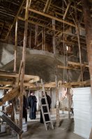 Преосвященный Стефан совершил рабочие визиты в строящиеся храмы Рогачёвского округа