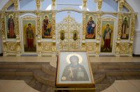 Преосвященный Стефан совершил рабочие визиты в строящиеся храмы Рогачёвского округа