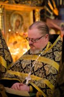 Преосвященнейший Стефан совершил утреню с чтением Великого канона