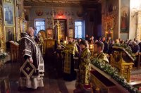 Преосвященнейший Стефан совершил утреню с чтением Великого канона