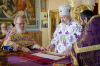 Божественная литургия Преждеосвященных Даров в день памяти Алексия, человека Божиего